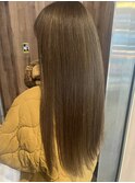 ブリーチなしで作るミルクティベージュ