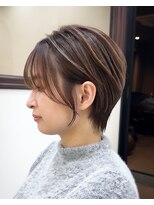 ミユーズ 表参道(Miyu's)&nbsp;ショートカット髪型20代30代40代50代前髪あり前髪なし面長丸顔