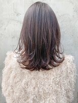 シースルーバングメルティカラー艶感外ハネボブ#259f0205