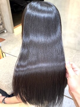 リール 銀座(R'EEL) メルティカラーフェミニンロング似合わせカット髪質改善縮毛矯正