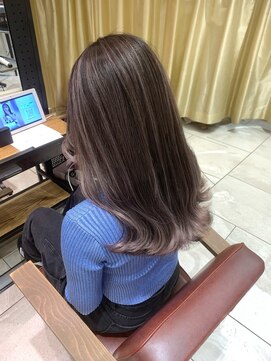 プログレス 仙台駅東口店(PROGRESS) 美髪　透明感 × デザインカラー　10代/20代/卵型/丸型