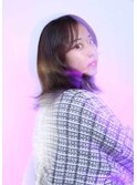 スモーキーラベンダー◎ほんのり紫が、大人の余白を引き立てる