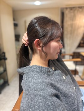 ラボヌール ヘアー エクラ(La Bonheur hair eclat) 横からみても可愛い！【盛れる】お顔周りカット！