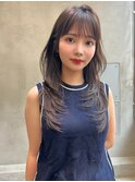 【kate 大宮】ダークブラウン×ザクザクレイヤー