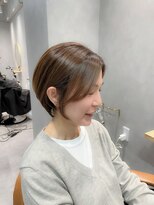 リーシュ(Re:sh)&nbsp;ショートボブ/こっくりブラウン/艶感