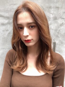 ロンド ルージュ 銀座店(Lond rouge) ミニウルフレイヤーカット顔周りカット前髪カット韓国ロング銀座