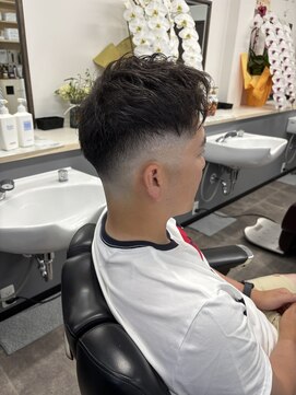 ノースサイド(NORTH SIDE) スキンフェードツーブロックショート刈り上げさっぱりメンズ短髪