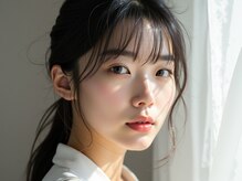 後れ毛×レイヤーで結んでも可愛い［勝田台/八千代/ブリーチなしダブルカラー/顔周りレイヤー］