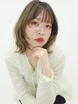 スリール バイ ミリー 江坂(Sourire by milly)&nbsp;【Sourire江坂】レイヤー外ハネ×アッシュブラウン