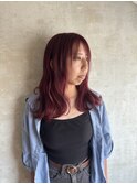 ダブルカラー×レッド