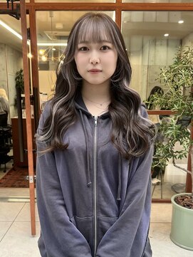 ノイ(noii) ロング/オリーブベージュ/インナー/艶髪/コテ巻き