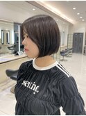 秋を先取りする艶ボブ
