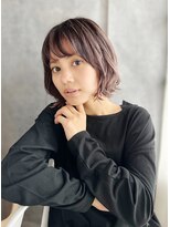 ラピス 銀座 blue店(Lapis)&nbsp;《30代～大人透明感》白髪ぼかしハイライト＋艶カラー