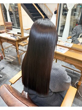 セットアップ 岡山北長瀬店(SET-UP) (似合わせカット)髪質改善ストレート