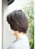 ★大人ショート30代～40代似合わせカット＃白髪ぼかし＃メッシュ