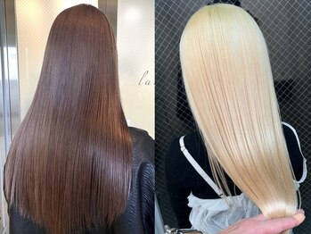 ラニヘアサロン(lani hair salon)の写真/思わず触れたくなる極上の手触りへ♪厳選トリートメントで憧れの“うる艶美髪”を叶えます*