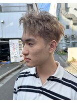 ウィル バイ ブラウン(Vir by Brown)&nbsp;スパイキーショート/ハイトーン/ベージュ系/藤沢美容院