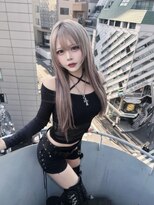 インク 渋谷(INK.)&nbsp;イメチェンヘアスタイルアンブレラカラーピンクベージュ