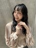 《TOMONA限定》小顔カット+透明感カラー+超音波TR¥15,000→¥9,800