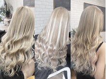 上質な透明感ハイトーンカラーが人気のサロン*ケアブリーチでダメージレスに"かわいい"を叶える[豊中蛍池]