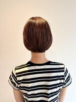 ペスカケイクリエイティブ(PESCA K-CREATIVE) ピンクベージュカラー×丸みショートボブ
