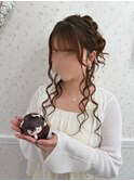 ゆるっとアップヘア