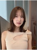 骨格ナチュラルタイプに似合う外ハネスタイル
