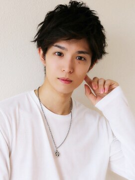 アフロート ディル(AFLOAT D'L) ◆AFLOAT◆サイドパートショートワイルドアップバング テクノ