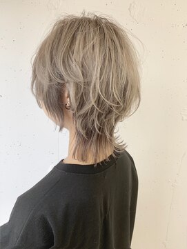 ヴェイン 渋谷(vain) 【vain#Bリアルお客様style】★ウルフ×ミルクティーベージュ