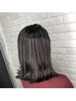 アポロ 横浜駅店(apollo)&nbsp;肩ボブ x ハイライト x ラベンダーベージュ