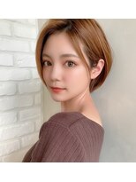 【aRietta馬場】小顔大人かわいい耳かけショート/上品/透明感
