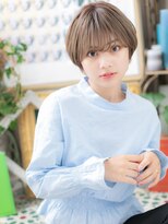 カバーヘアアンドスパ ブリス 浦和(COVER HAIR&SPA bliss)&nbsp;ミルキーベージュで外国人風小顔セシルカットa浦和20代30代40代