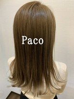ヘアーズファクトリー パコ(Hair's factory Paco) ブリーチ必須☆グレージュカラー