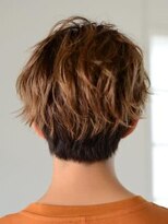 アース 三軒茶屋店(HAIR&MAKE EARTH)&nbsp;無造作_ラフ_ショート_ブリーチ_三軒茶屋_髪質改善_パーマ
