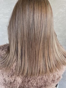 フラッグ ヘアー 天神西通り店(Flag HAIR) イルミナカラー☆ブリーチ☆ベージュ