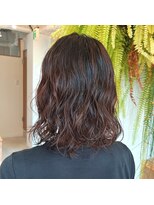 アクセヘアー 町田(acce hair)&nbsp;ナチュラルボブウェーブパーマ