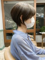 ロンドジェネルーズ 柏(Lond generous)&nbsp;【斉藤 航人】ショコラアッシュのショートヘア【白髪染め可】