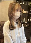 インナーカラー/ホワイトベージュ