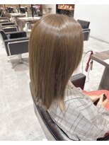 アヴァンス 和泉中央店(AVANCE)&nbsp;髪質改善カラー×ナチュラルロブ×マロンベージュ