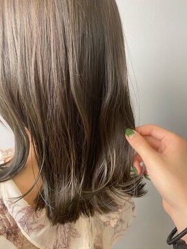 ナンバー アリア 三軒茶屋(N° aria) 《三軒茶屋 N°aria》艶髪透明感カラー*オリーブベージュ