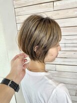 デコヘアー キートス(DECO HAIR kiitos) ハイトーン×ショートボブ/20代30代40代大人可愛い◎