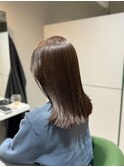グレージュロングスタイル