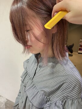 インビテーション 名古屋(invitation) インナーカラー、ピンクインナー