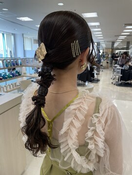 ケンジ 平塚ラスカ店(KENJE) アレンジ/編み下ろし/タイトアレンジ/結婚式