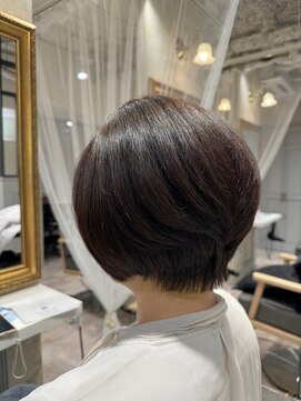 アンドットエス 銀座(and.S) 【and.S 銀座】30代40代50代大人ナチュラルレイヤーショートボブ