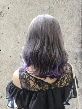 ヘアーデザイン グランツ 平成店(hair design Granz) ハイトーン×ジューシーグレープ