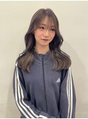 透明感グレージュ×ブリーチカラー×韓国ヘア　吉祥寺桜