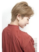 明るいカラーも選べる白髪ぼかしカラー