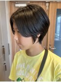 ハンサムショートマッシュショートボブショートボブ丸みショート