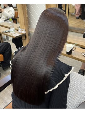 ナンバー アンフィール 渋谷(N° anfeel) チョコレートラベンダー艶カラー